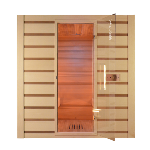 Traditionelle Sauna 4 Personen 175 x 200 cm