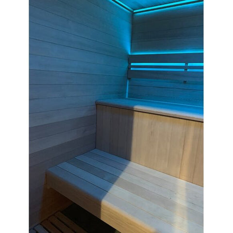 Traditionelle Sauna 4 Personen 175 x 200 cm