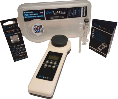 PoolLab® 1.0 - Profi Wasser Test Gerät mit APP